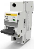Disjuntor Monopolar Curva C 80A Din - Enerbras Disjuntor Monopolar Curva C 80A Din - Enerbras