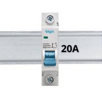 Disjuntor Monopolar Din Curva C 1 polo 16A 20A