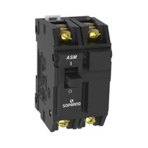 Disjuntor Nema Bifásico Soprano ASM2-B 25A