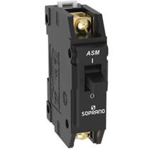 Disjuntor Nema Monofásico 10a Asm-b Preto Soprano