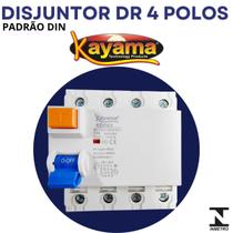Disjuntor RCCB-KDR63 -0463 - Diferencial Residual 4P 63A - KAYAMA Disjuntor RCCB-KDR63 -0463 - Diferencial Residual 4P 63A - KAYAMA