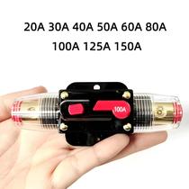 Disjuntor Resetável DC 12V 24V 20A 30A 40A 50A 60A 80A 100A 125A 150A Para Carro, Caminhão E Áudio