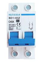 Disjuntor Snetec 2P 500V 10A - 63A DC Proteção Fotovoltaico