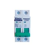 Disjuntor Snetec Solar 250V DC CC 2P Bipolar 6A 10A 16A 20A 25A 32A 40A 50A 63A