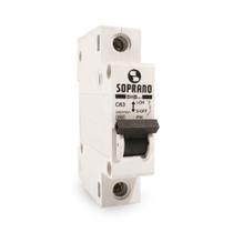 Disjuntor Soprano Din 1P 40A SHB Curva C Cemig Disjuntor Soprano Din 1P 40A SHB Curva C Cemig