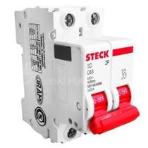 Disjuntor Steck Bipolar 10, 16. 20, 25, 63 Curva C Disjuntor Steck Bipolar 10, 16. 20, 25, 63 Curva C