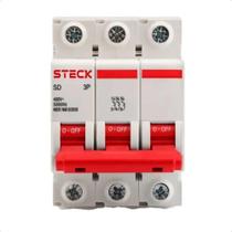 Disjuntor Steck Din Tripolar 125A Curva C