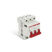 Disjuntor Steck Din Tripolar 70A Sd63 C Sd63C70 Disjuntor Steck Din Tripolar 70A Sd63 C Sd63C70