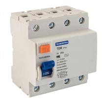 Disjuntor TDR-4P 3P N 25A 30Ma 6KA 58014075 Tramontina