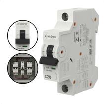 Disjuntor Termomagnético 1 Polo Monopolar 3KA DIN 10a 16a 20a 25a 32a 40a 50a 63a 70a Enerbras