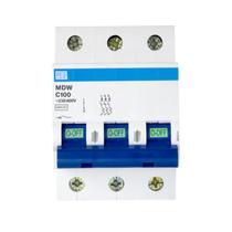 Disjuntor termomagnetico mini mdw-c 100a tripolar - cod 10075747 Disjuntor termomagnetico mini mdw-c 100a tripolar - cod 10075747