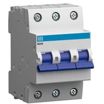 Disjuntor termomagnetico mini mdw-c 4a tripolar - cod 10076393 Disjuntor termomagnetico mini mdw-c 4a tripolar - cod 10076393