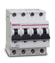 Disjuntor tipo DIN para Corrente Contínua Tetrapolar X10