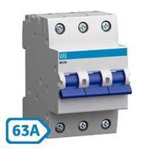 Disjuntor tripoalr 63a curva c mdw-p c63 weg