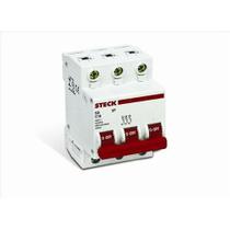 Disjuntor Tripolar 20 A Branco Din Steck Disjuntor Tripolar 20 A Branco Din Steck