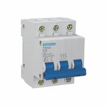 Disjuntor Tripolar 32A 3Ka Curva C Din Mini Tramontina Disjuntor Tripolar 32A 3Ka Curva C Din Mini Tramontina