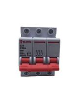 Disjuntor Tripolar 32A 3P curva C 6kA Elitek