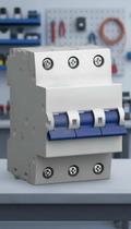 Disjuntor Tripolar 63A Curva C Mini DIN Disjuntor Tripolar 63A Curva C Mini DIN