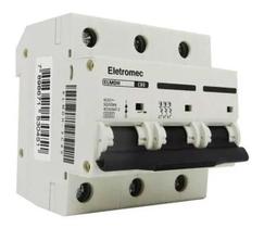 Disjuntor Tripolar 80A Curva C 6Ka 415V Eletromec