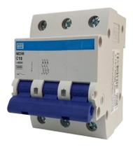 Disjuntor Tripolar De 40a Curva C - Mdw-c40-3 Weg