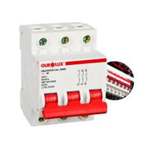 Disjuntor Tripolar Din 3 Polos Trifasico Amperes Curva C Disjuntor Tripolar 10a 16a 20a 25a 32a 40a 50a Curva C Din