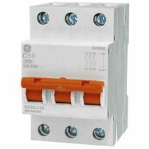 Disjuntor Tripolar Din Curva C 50a - GE Disjuntor Tripolar Din Curva C 50a - GE