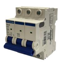 Disjuntor tripolar din mini 50a tdj3-3 c50 58013/110 - tramontina Disjuntor tripolar din mini 50a tdj3-3 c50 58013/110 - tramontina