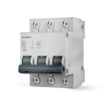 Disjuntor Tripolar Siemens Curva C 40A, 50A, 63A Disjuntor Tripolar Siemens Curva C 40A, 50A, 63A