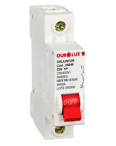 Disjuntor Unipolar 20a C Ourolux Termomagnético