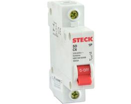 Disjuntor Unipolar 32a Curva C 3ka Sdd61c32 Steck Disjuntor Unipolar 32a Curva C 3ka Sdd61c32 Steck