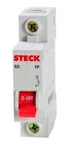 Disjuntor Unipolar 50a Curva C Din - Sdd61c50 Steck