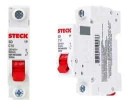 Disjuntor unipolar 50a - steck