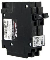 Disjuntor unipolar MURRAY MP1515 de 15 A, 120 V, pacote com 2 Disjuntor unipolar MURRAY MP1515 de 15 A, 120 V, pacote com 2