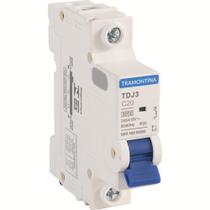 Disjuntores Mini Din Unipolar Monopolar Monofásico Curva C Inmetro De 10A Até 63 Amperes Tramontina