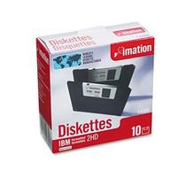 Diskettes Imation 3.5" formatado para PC em formato DS-HD de 1,44 MB