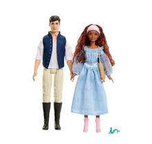 Disney A Pequena Sereia Ariel e Príncipe Eric - Mattel