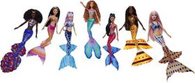 Disney A Pequena Sereia Ultimate Ariel Sisters 7-Pack Se