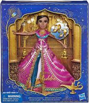 Disney Aladdin Glamorous Jasmine Deluxe Fashion Doll com vestido, sapatos e acessórios, inspirado no filme live-action da Disney, brinquedo para crianças e colecionadores
