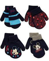 Disney Boys 4 Pack Mitten ou Glove Mickey Mouse, Cars Lighting McQueen (Toddler/Little Boys), Size Age 2-4, MICKEY MITTEN 2-4
