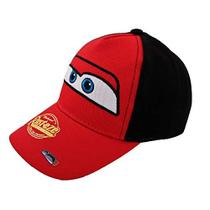 Disney boys Disney Toddler Hat for Boyâs, Lightning Mcqueen Kids Baseball Cap, Red, 2-4T US