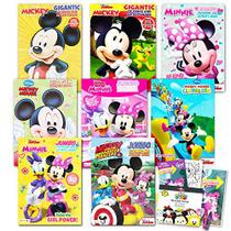 Disney Coloring Books For Kids Toddlers Bulk Set - 8 Livros e Sticker Pack (Mickey Mouse, Minnie Mouse e muito mais!)
