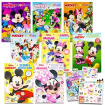 Disney Coloring Books For Kids Toddlers Bulk Set - 8 Livros e Sticker Pack (Mickey Mouse, Minnie Mouse e muito mais!)