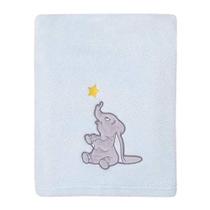 Disney Dumbo - Brilhe Bright Little Star Aqua, Cinza e Amarelo Super Soft Baby Blanket com Applique