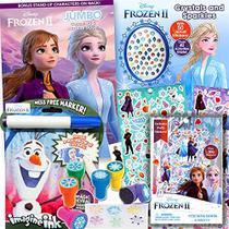 Disney Frozen 2 Livro de Colorir e Adesivos Atividade Deluxe Set