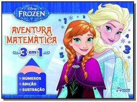 Disney frozen - aventura matematica 3 em 1 - numer - BICHO ESPERTO - RIDEEL