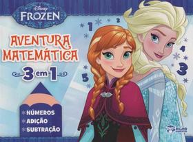 Disney - Frozen - Aventura Matemática - 3 em 1 - RIDEEL EDITORA ( BICHO ESPERTO )