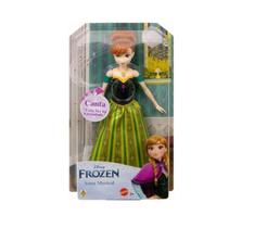 Disney Frozen Boneca Anna Música Mágica Mattel