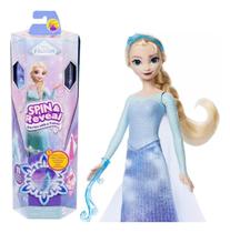 Disney Frozen Boneca Spin and Reveal Elsa Mattel Jbg59