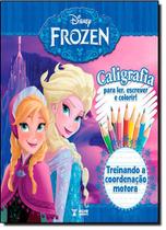 Disney frozen caligrafia treinando a