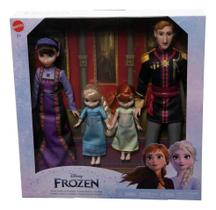 Disney Frozen Conjunto 4 Personagens Da Família Arendelle Colorido Mattel Hnd27